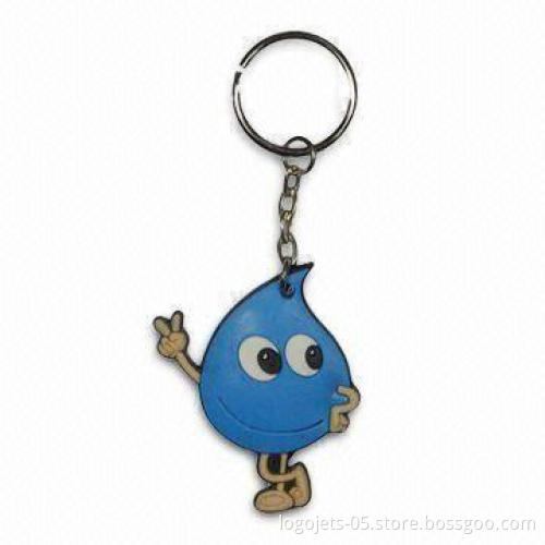 3D or 2D Soft PVC Keychain with Customized Logos